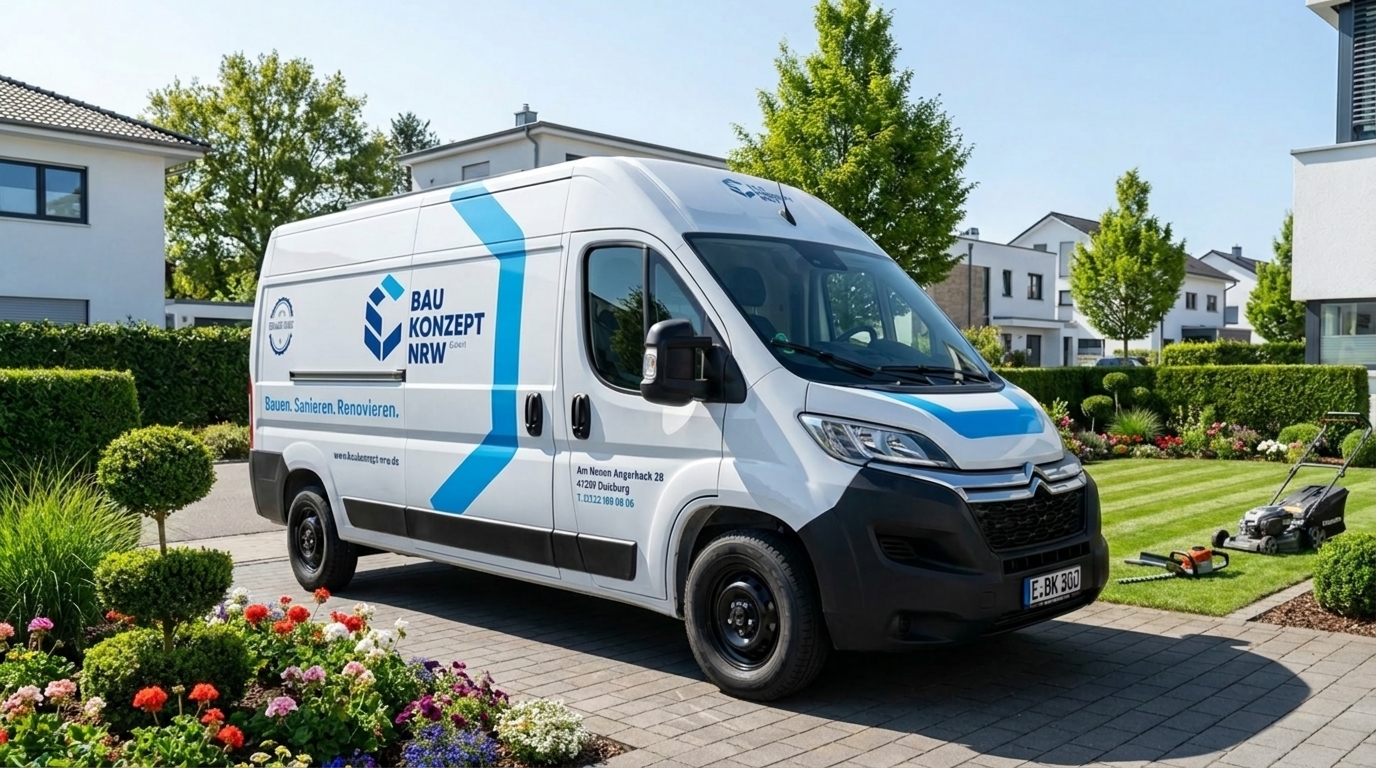 Sanierungsarbeiten an einer Immobilie in Duisburg