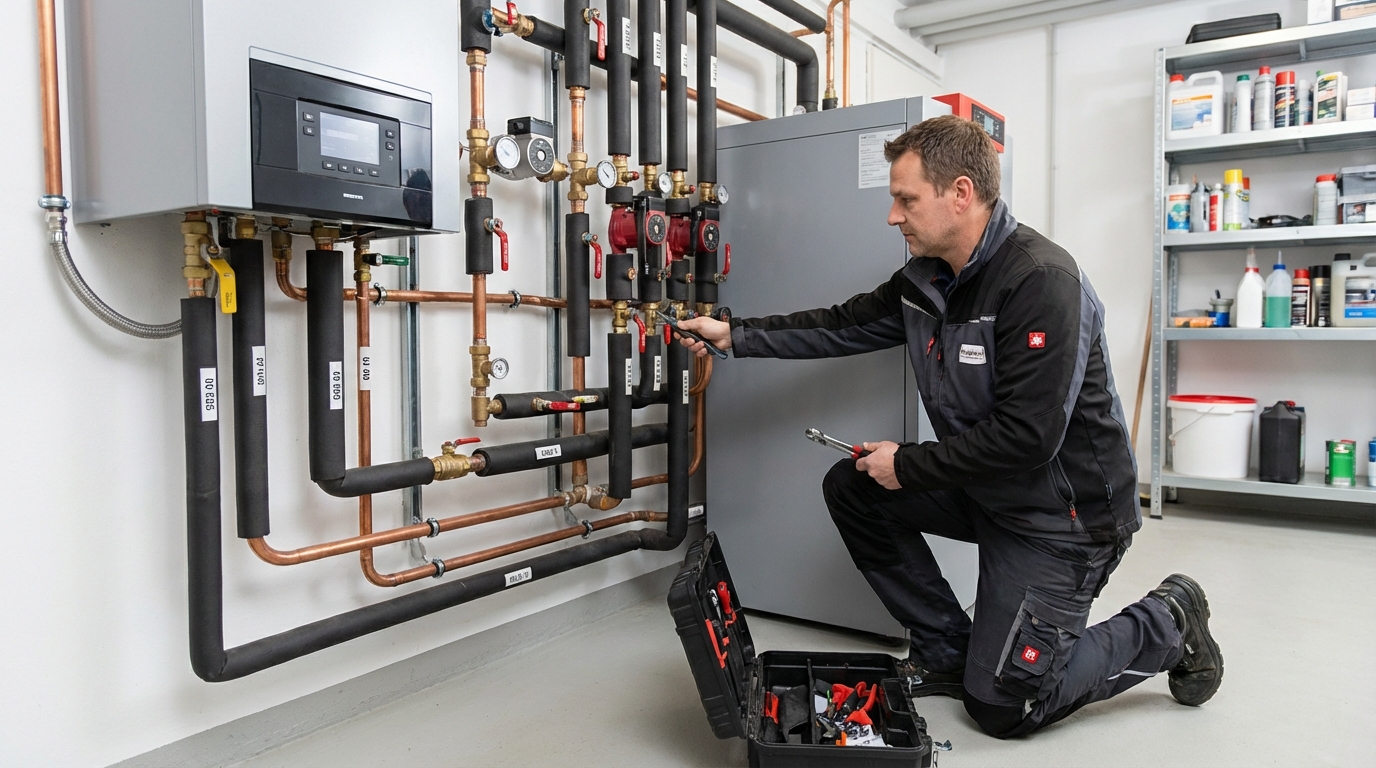 Technische Kontrollgänge im Gebäude