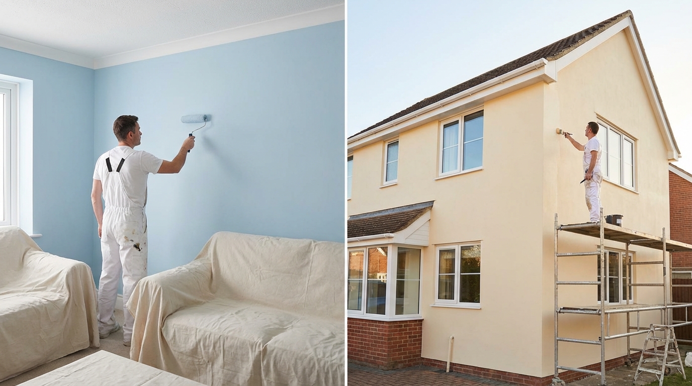 Malerarbeiten im Innenbereich in NRW