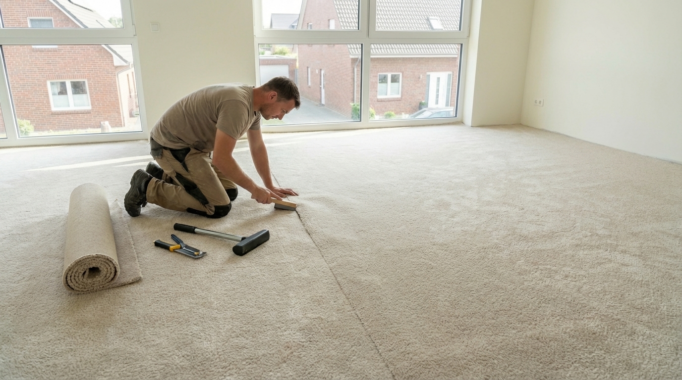 Teppichboden verlegen